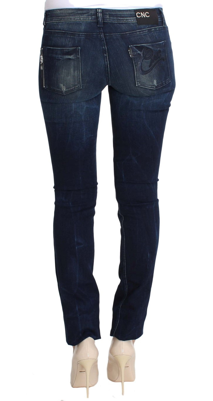 Κοστούμι National Chic Slim Fit Skinny Blue Jeans