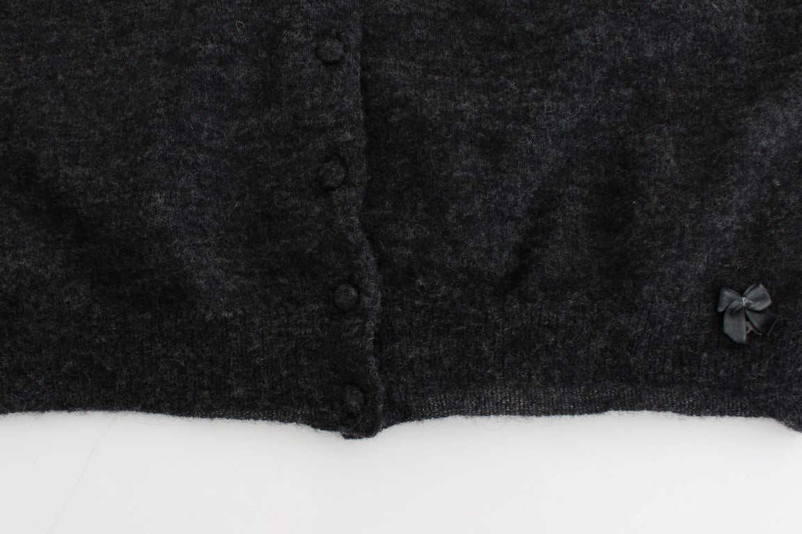 Πουλόβερ Ermanno Scervino Chic Cropped Wool Alpaca