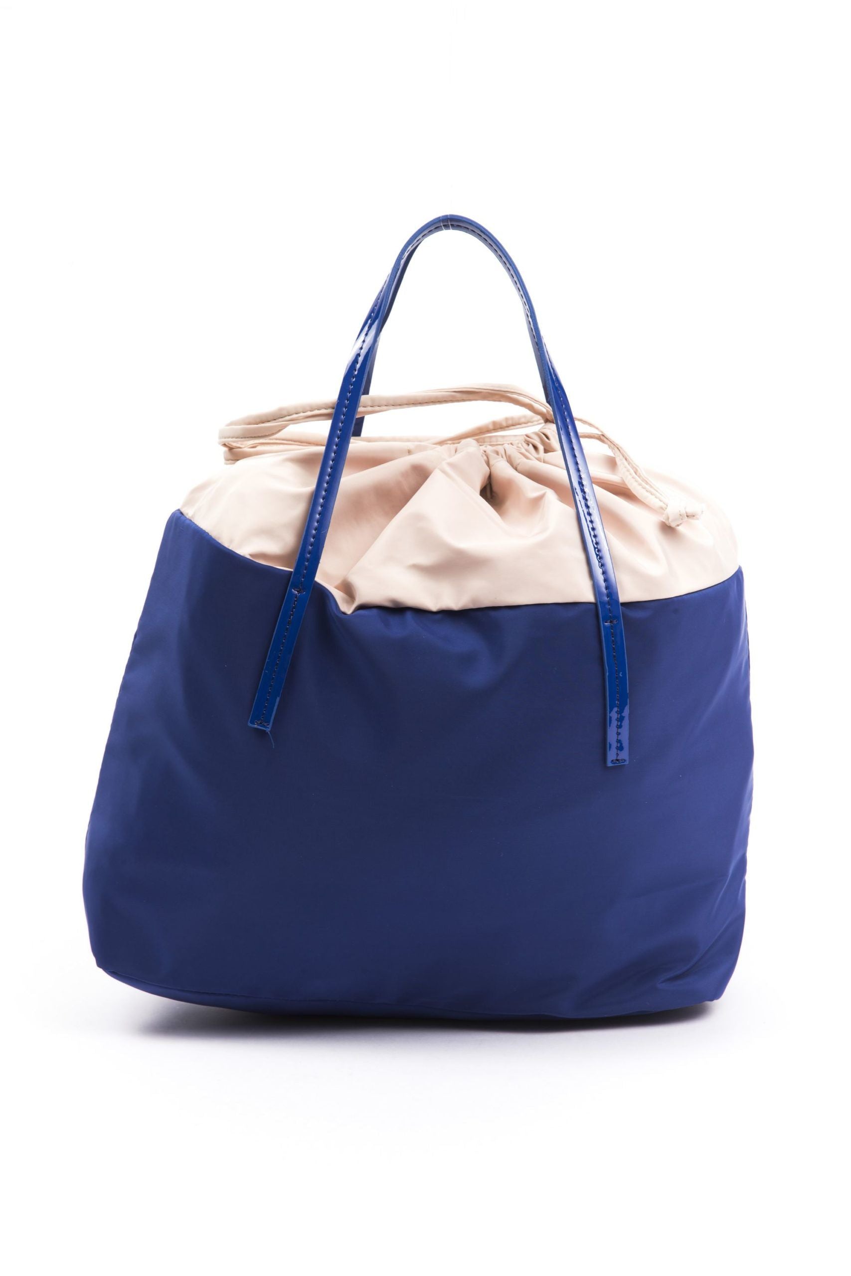 BYBLOS Chic Blue Fabric Tote Shopper με πατέντες