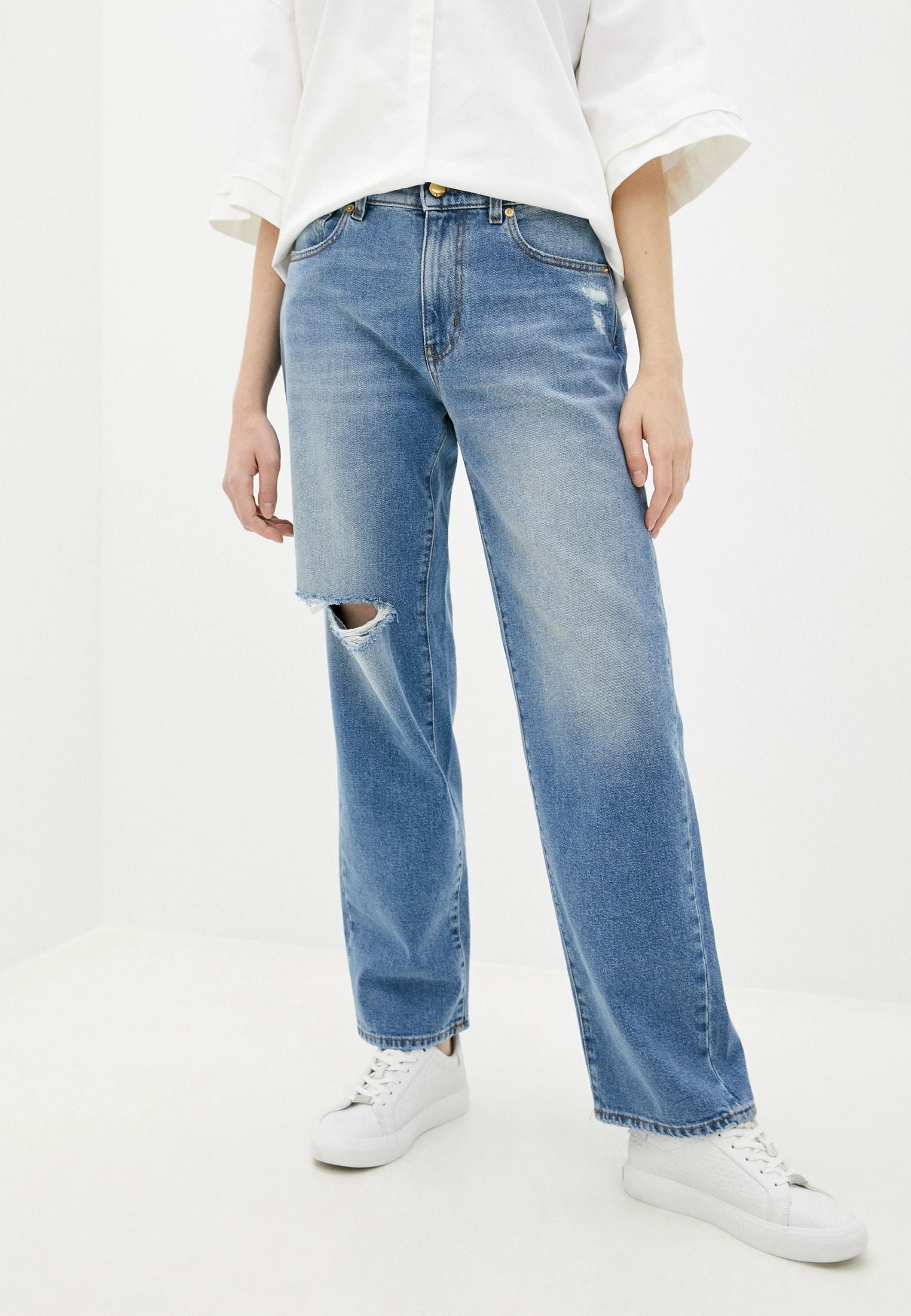 Chic Distressed <tc>Love Moschino</tc> Τζιν