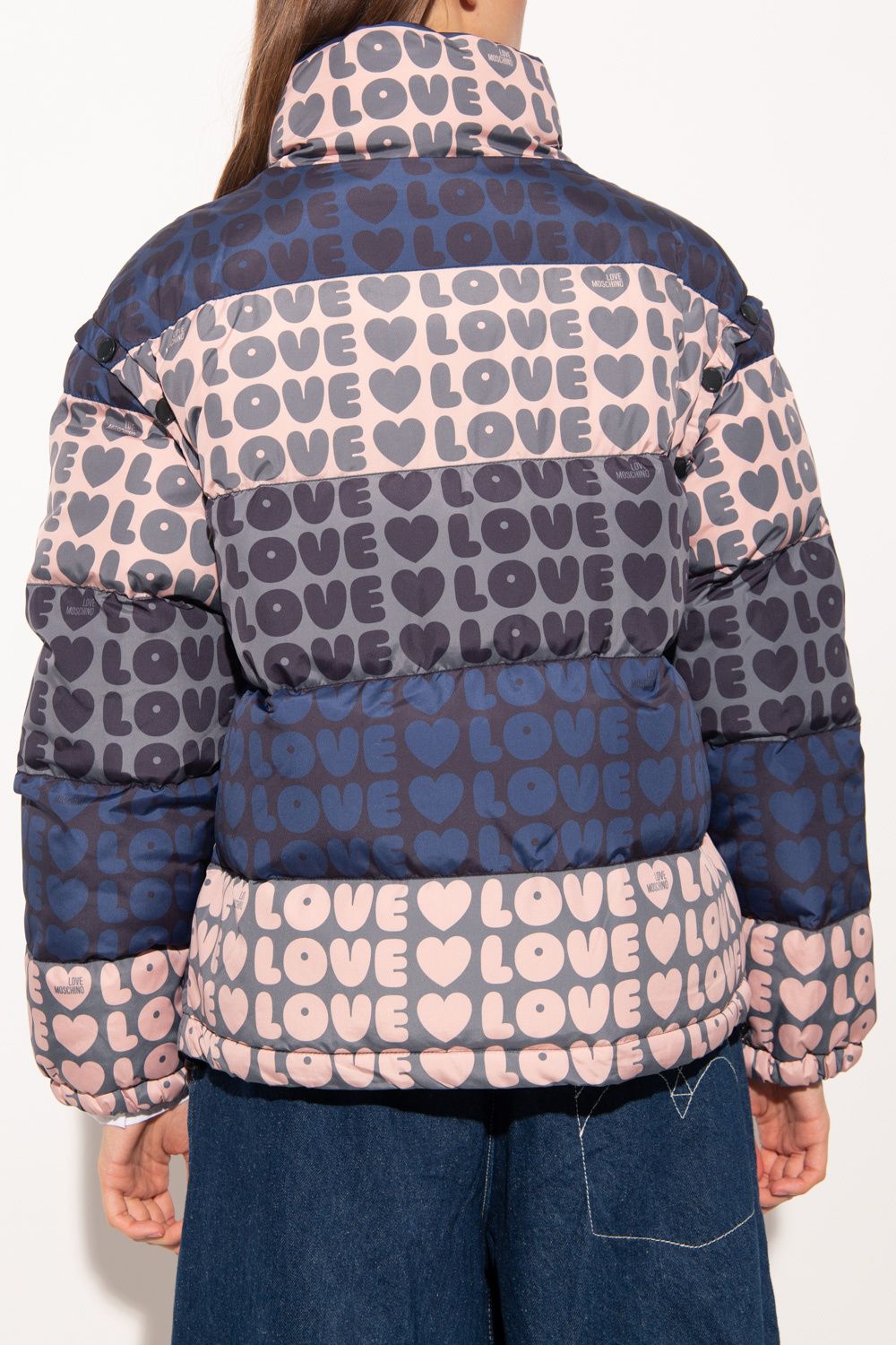 Love Moschino Chic Logo-Print Jacket