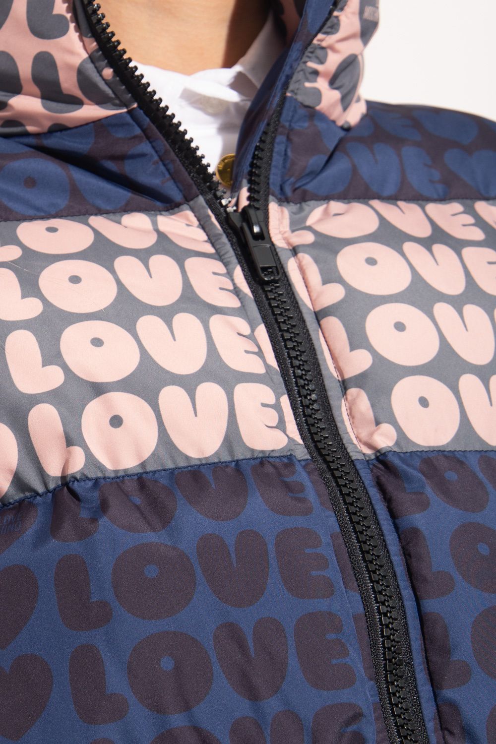 Love Moschino Chic Logo-Print Jacket