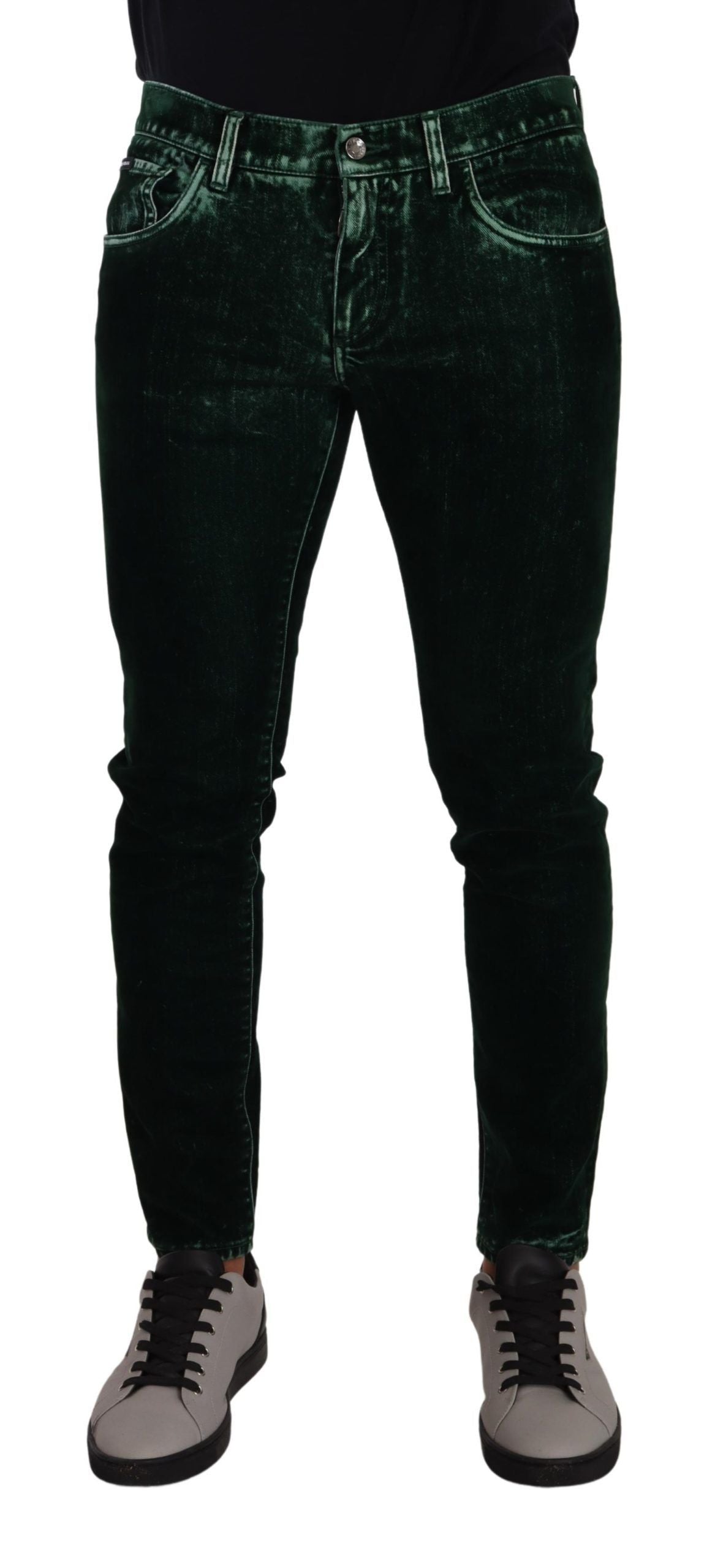 Dolce &amp; Gabbana Sleek Cotton-Blend Skinny Denim Jeans