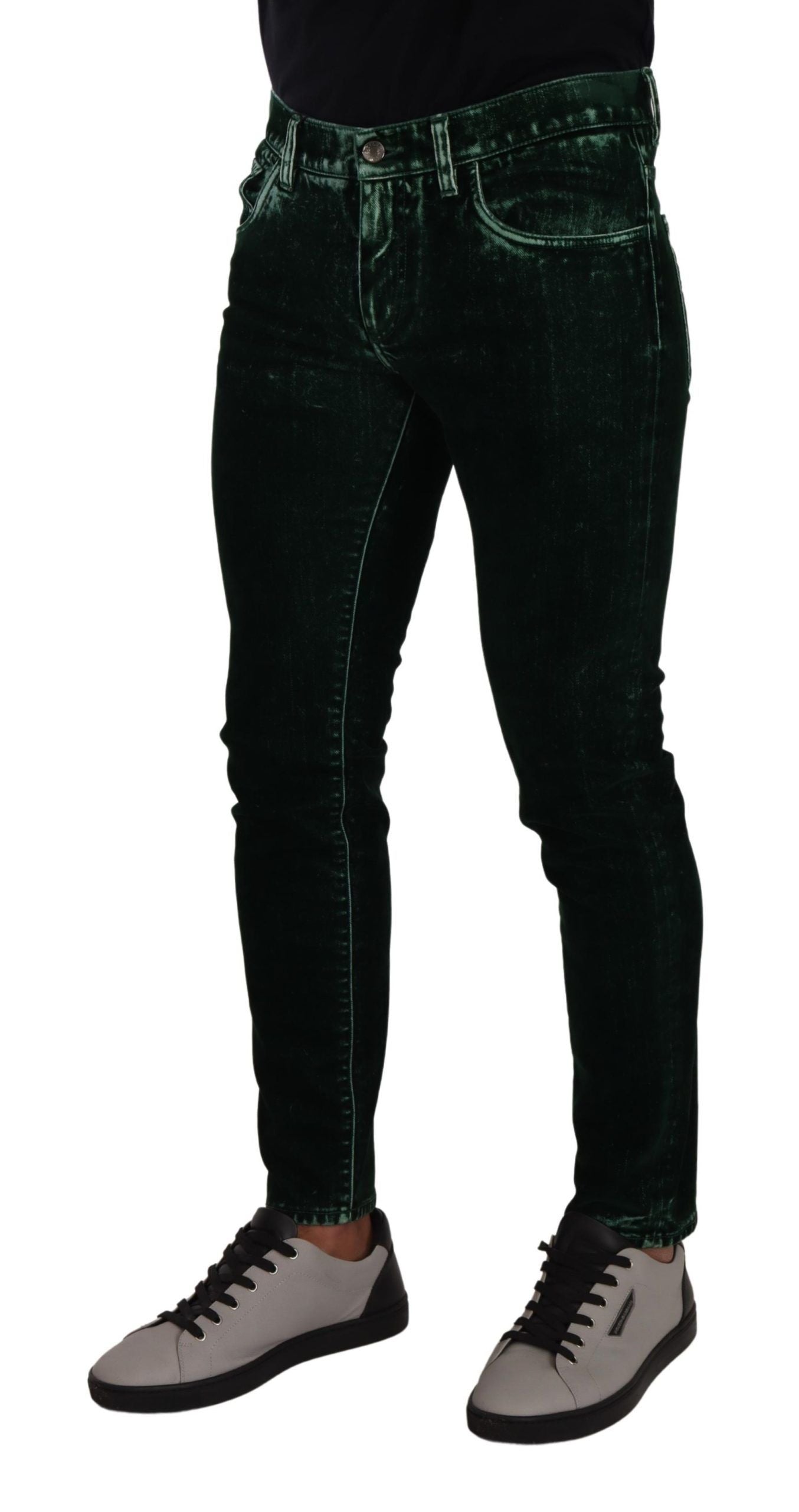 Dolce &amp; Gabbana Sleek Cotton-Blend Skinny Denim Jeans