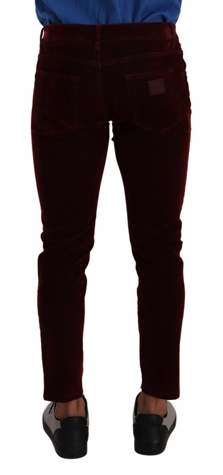 Skinny τζιν Dolce &amp; Gabbana Bordeaux Slim Fit