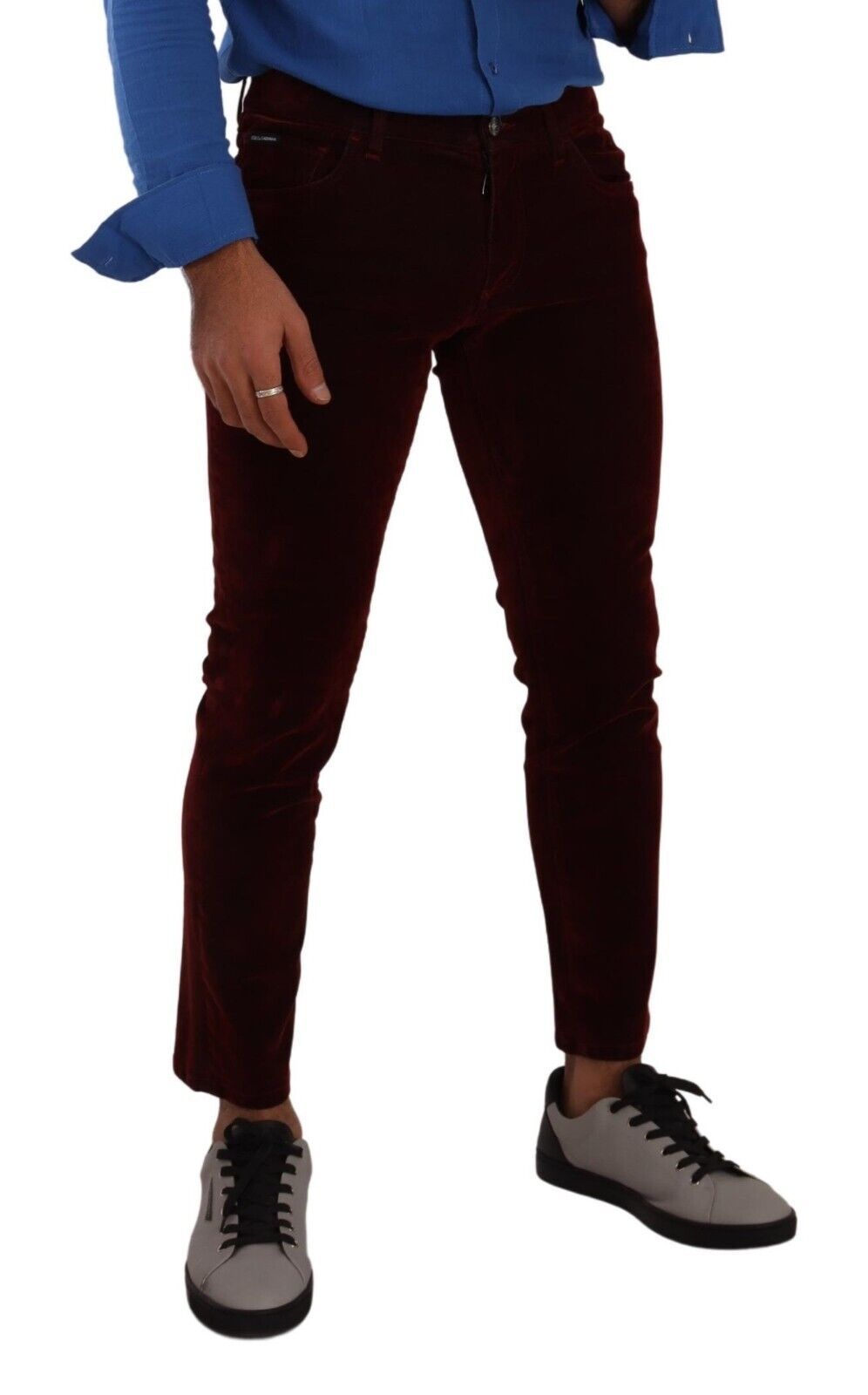 Skinny τζιν Dolce &amp; Gabbana Bordeaux Slim Fit