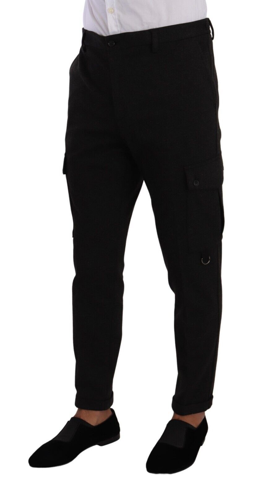 Sleek Skinny Cargo παντελόνι Dolce &amp; Gabbana σε διαχρονικό μαύρο