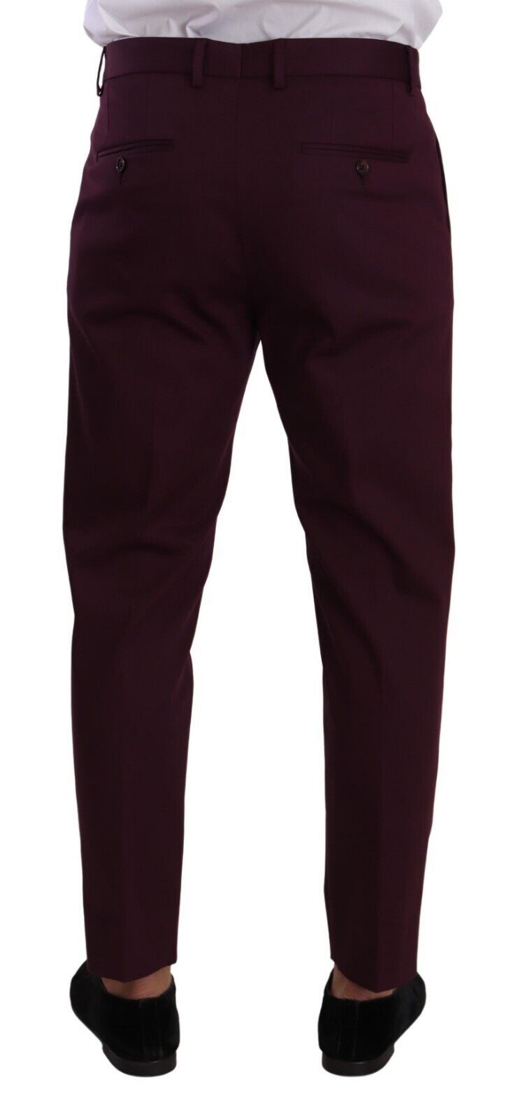 Dolce &amp; Gabbana Elegant Purple Chinos for the Modern Man