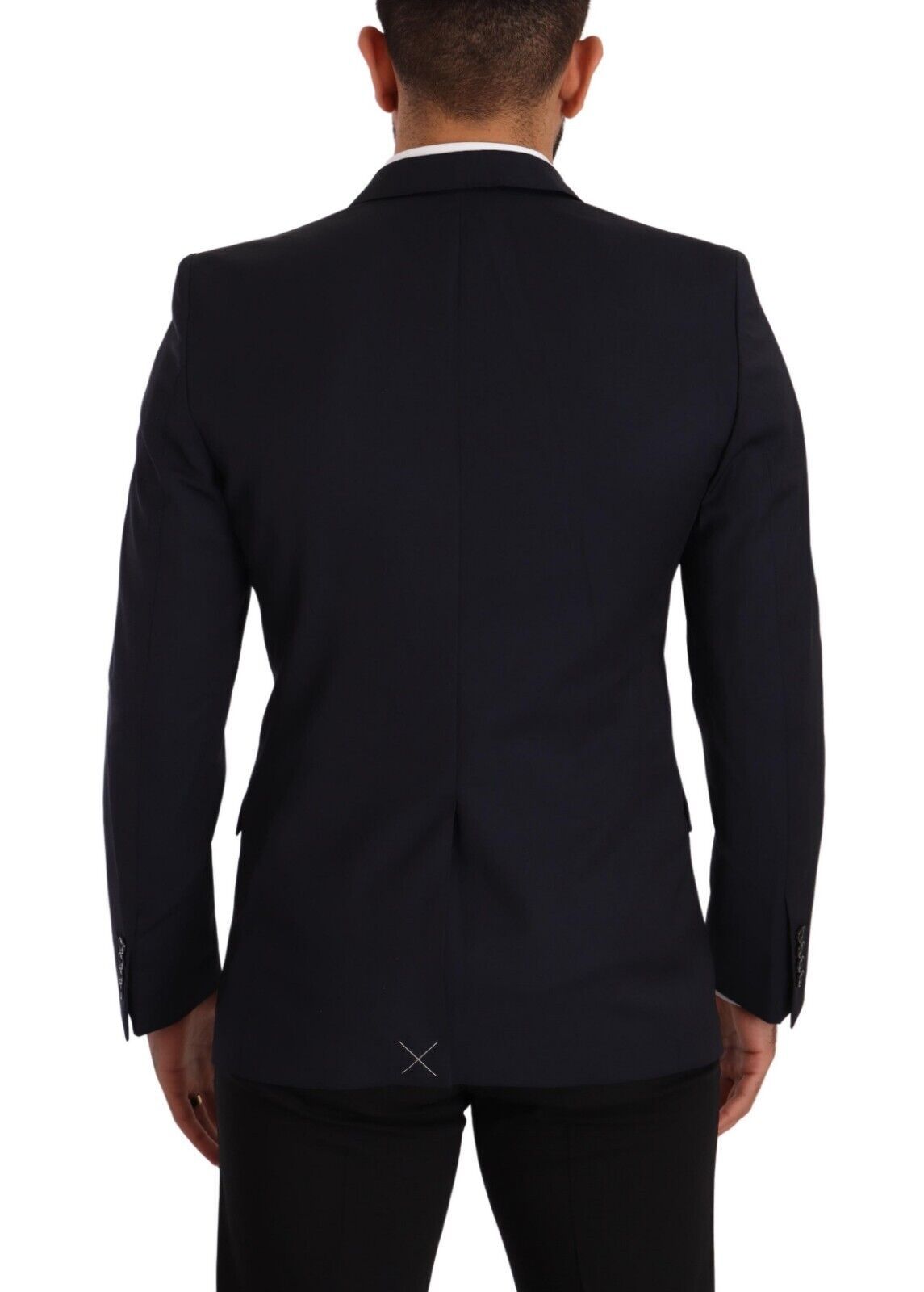 Dolce &amp; Gabbana Sleek Navy Martini Slim Fit Wool Blazer