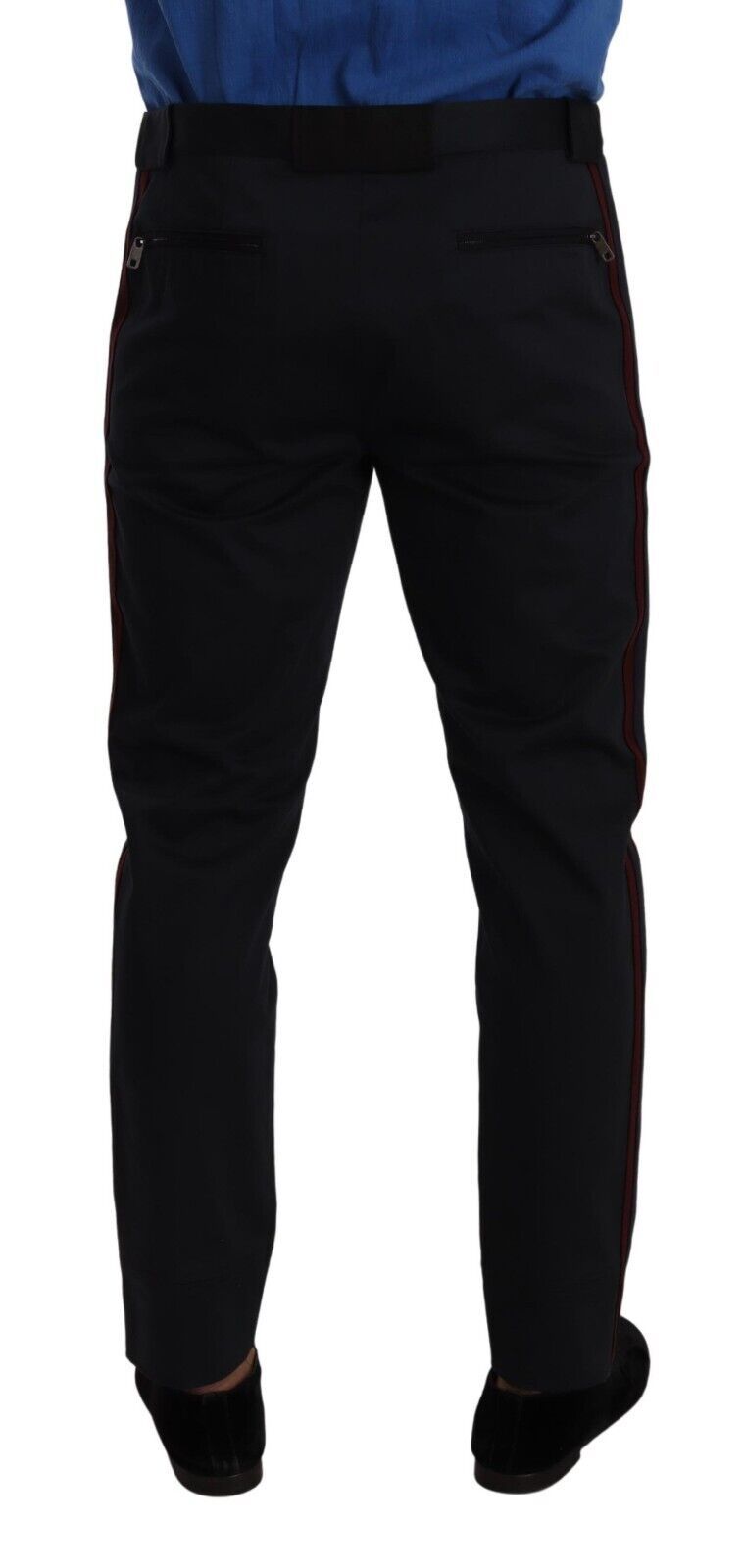 Dolce &amp; Gabbana Chic Slim Fit παντελόνι Chinos σε μπλε χρώμα