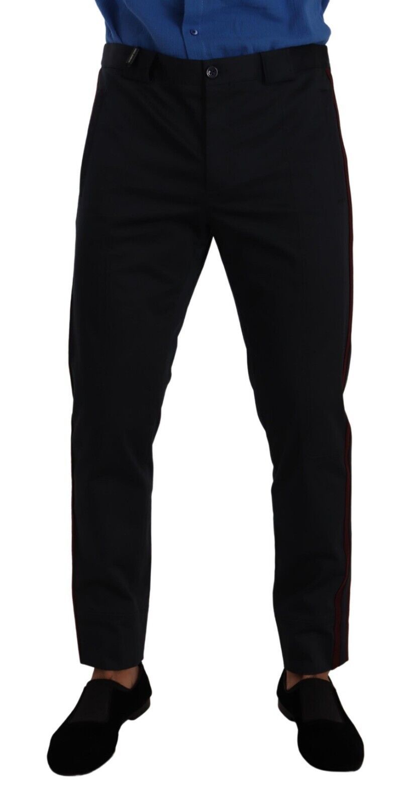 Dolce &amp; Gabbana Chic Slim Fit παντελόνι Chinos σε μπλε χρώμα