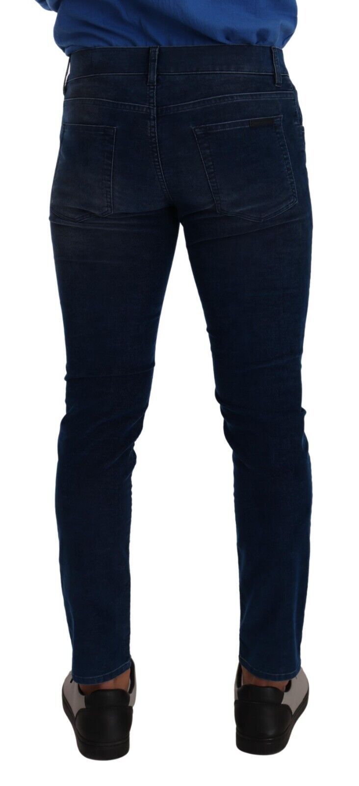 Dolce &amp; Gabbana Sleek Dark Blue Slim Fit Jeans