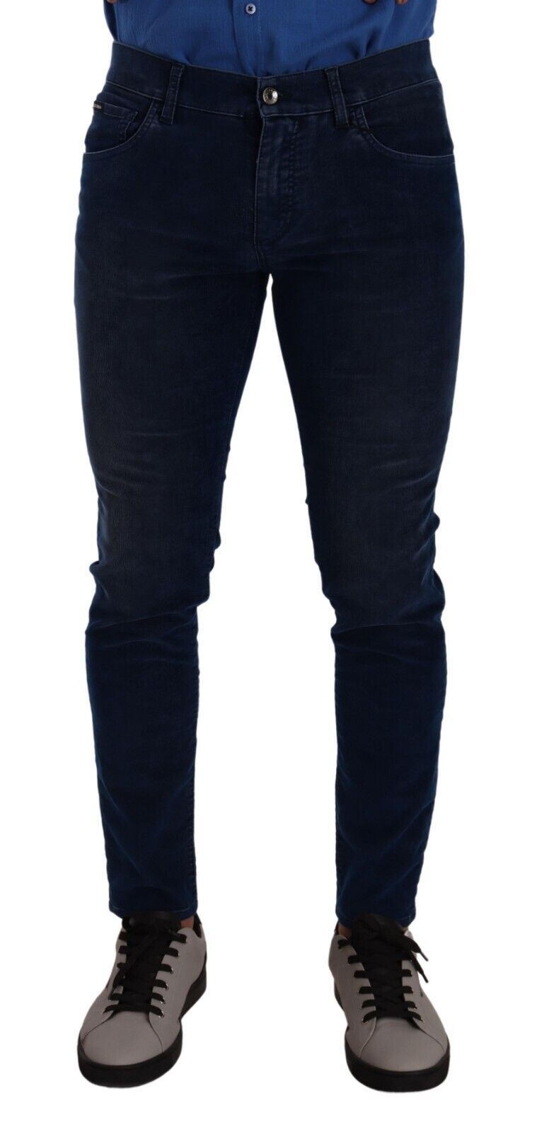 Dolce &amp; Gabbana Sleek Dark Blue Slim Fit Jeans