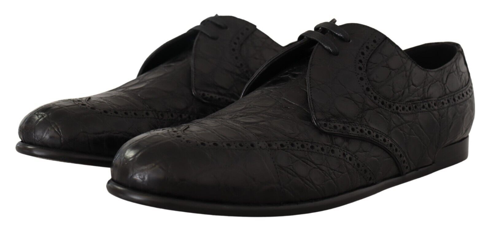 Dolce &amp; Gabbana Exquisite Exotic Leather Derby Shoes