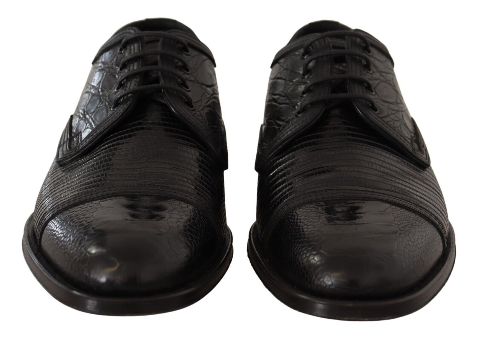 Dolce &amp; Gabbana Exotic Leather Formal Lace-Up παπούτσια