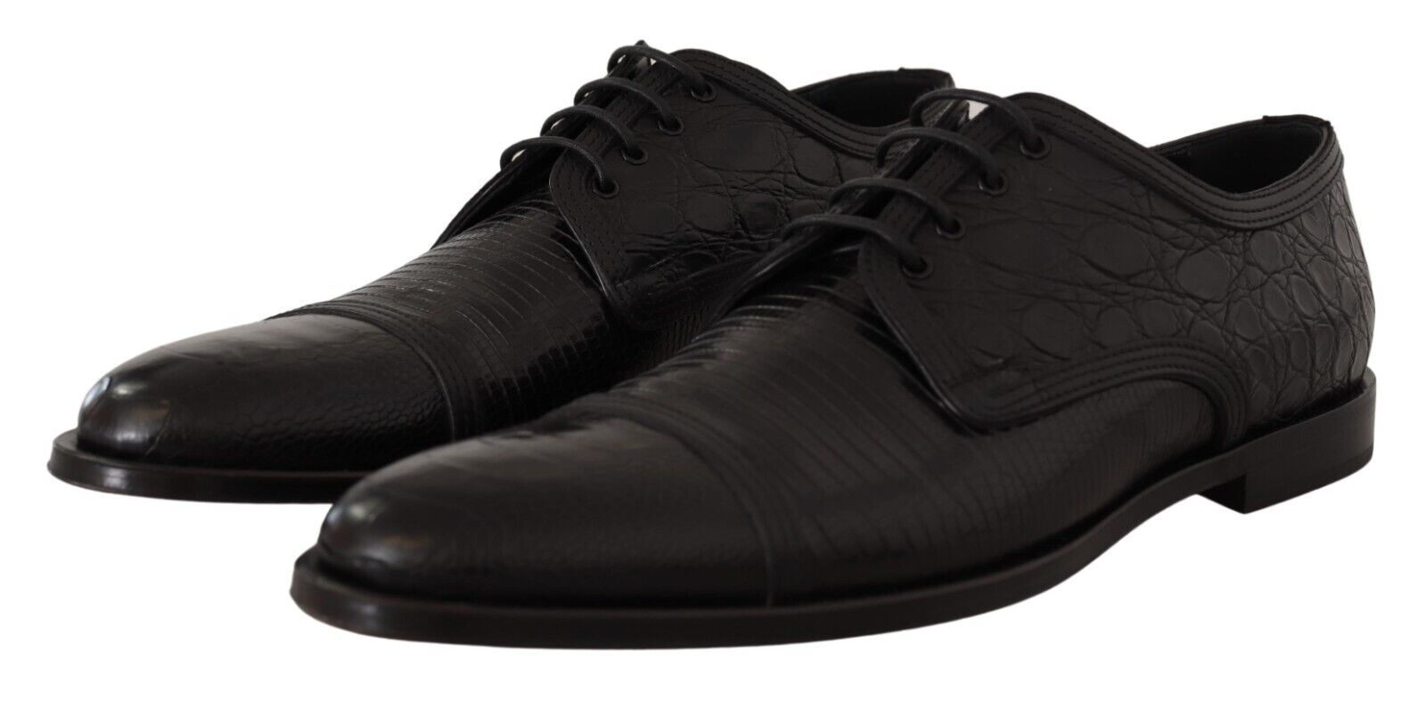 Dolce &amp; Gabbana Exotic Leather Formal Lace-Up παπούτσια