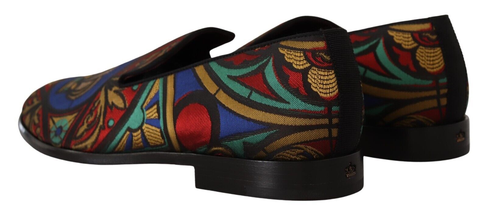 Dolce &amp; Gabbana Πολύχρωμες Jacquard Slide-On Loafer Παντόφλες