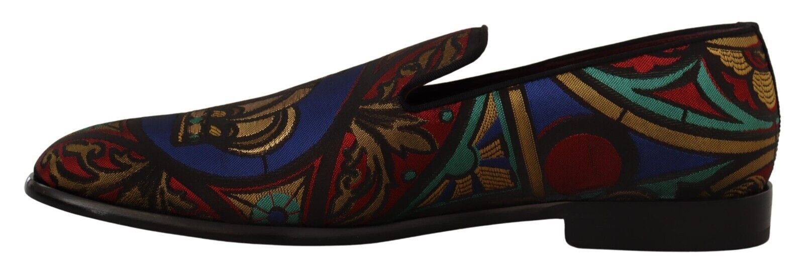 Dolce &amp; Gabbana Πολύχρωμες Jacquard Slide-On Loafer Παντόφλες