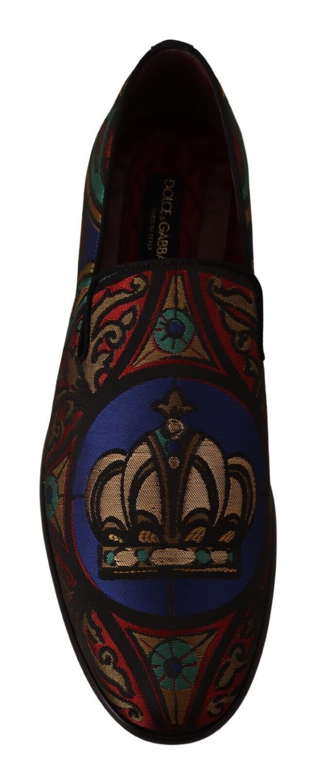 Dolce &amp; Gabbana Πολύχρωμες Jacquard Slide-On Loafer Παντόφλες