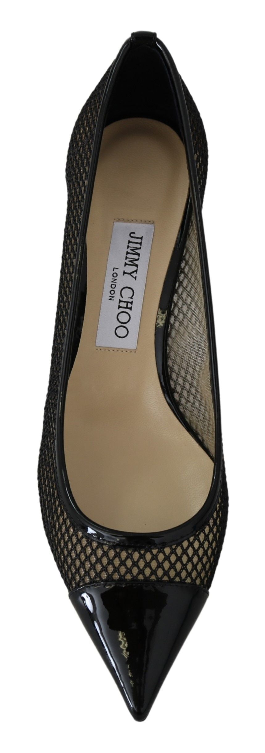 Jimmy Choo Chic Patent Mesh μυτερές αντλίες