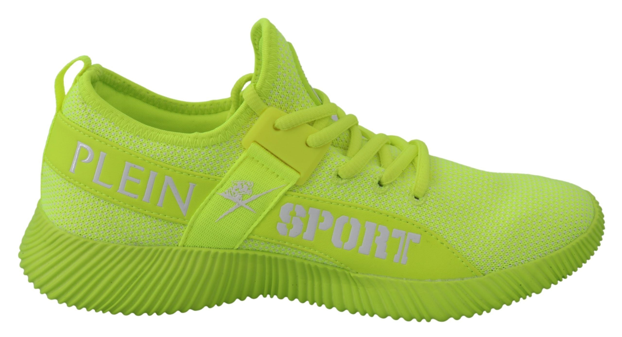 Το <tc>Plein Sport</tc> Electrify Your Step με κίτρινα αθλητικά αθλητικά παπούτσια Carter