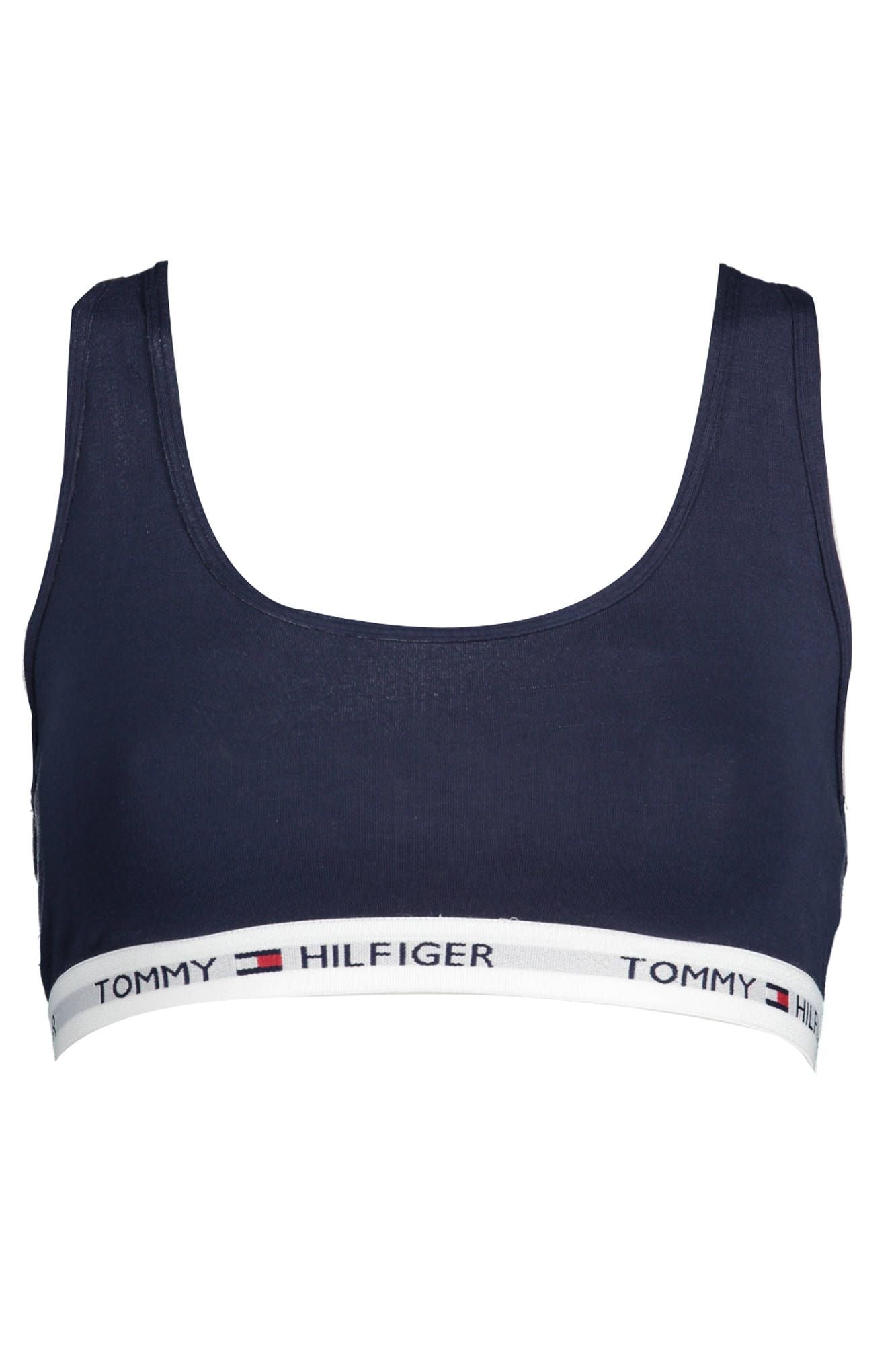 Tommy Hilfiger Μπλε Βαμβακερό Γυναικείο Αθλητικό Σουτιέν