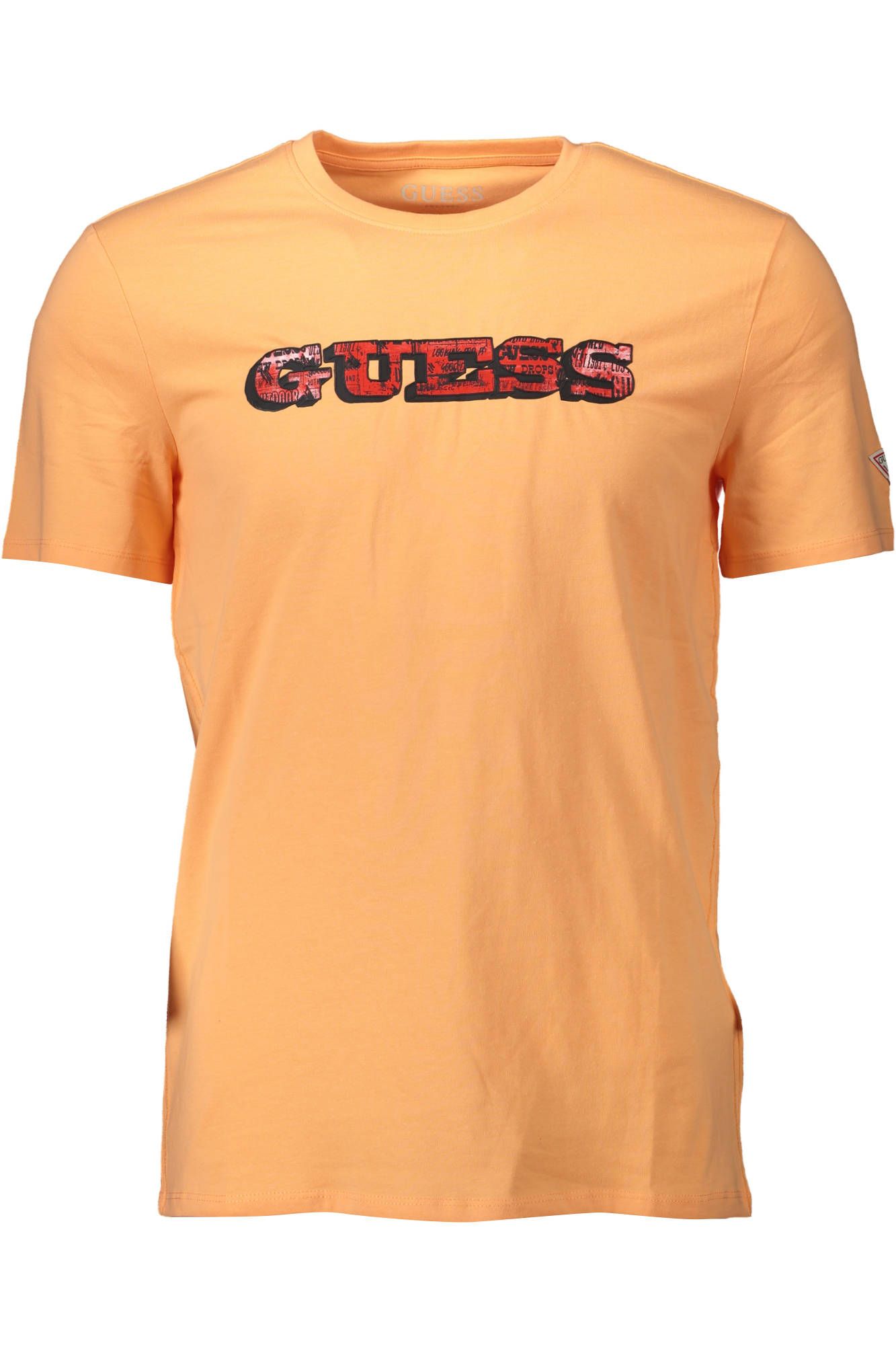 Μπλουζάκι με λογότυπο Guess Jeans Chic Orange Slim Fit