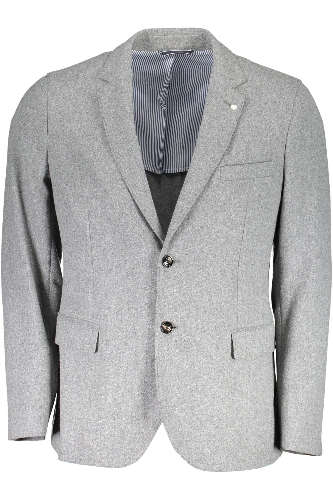 Μπουφάν Gant Elegant Grey Wool Blend Jacket