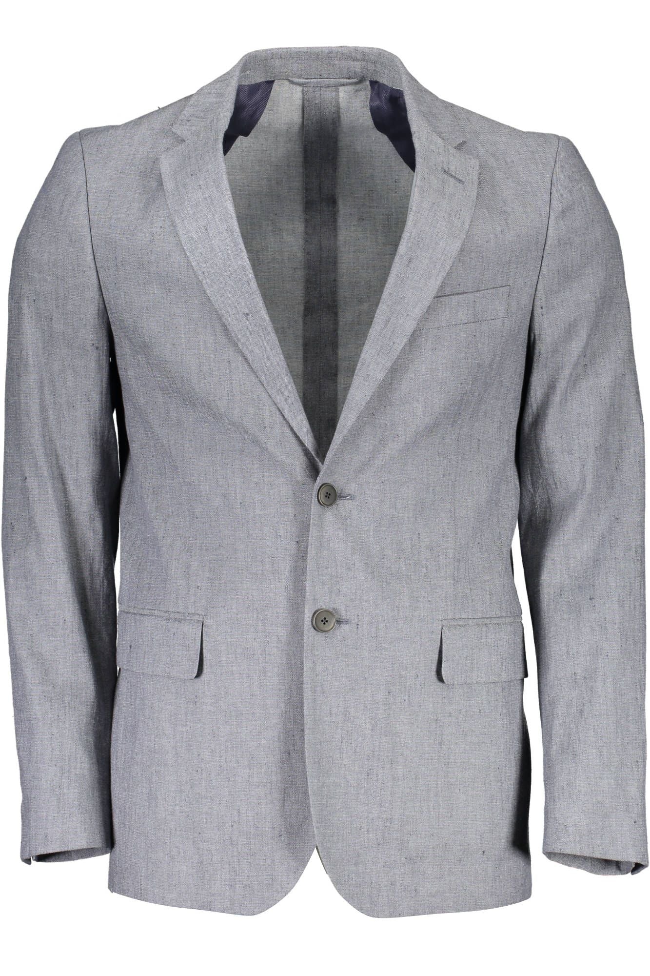 Μπουφάν Gant Elegant Grey Len-Cotton Blend Jacket