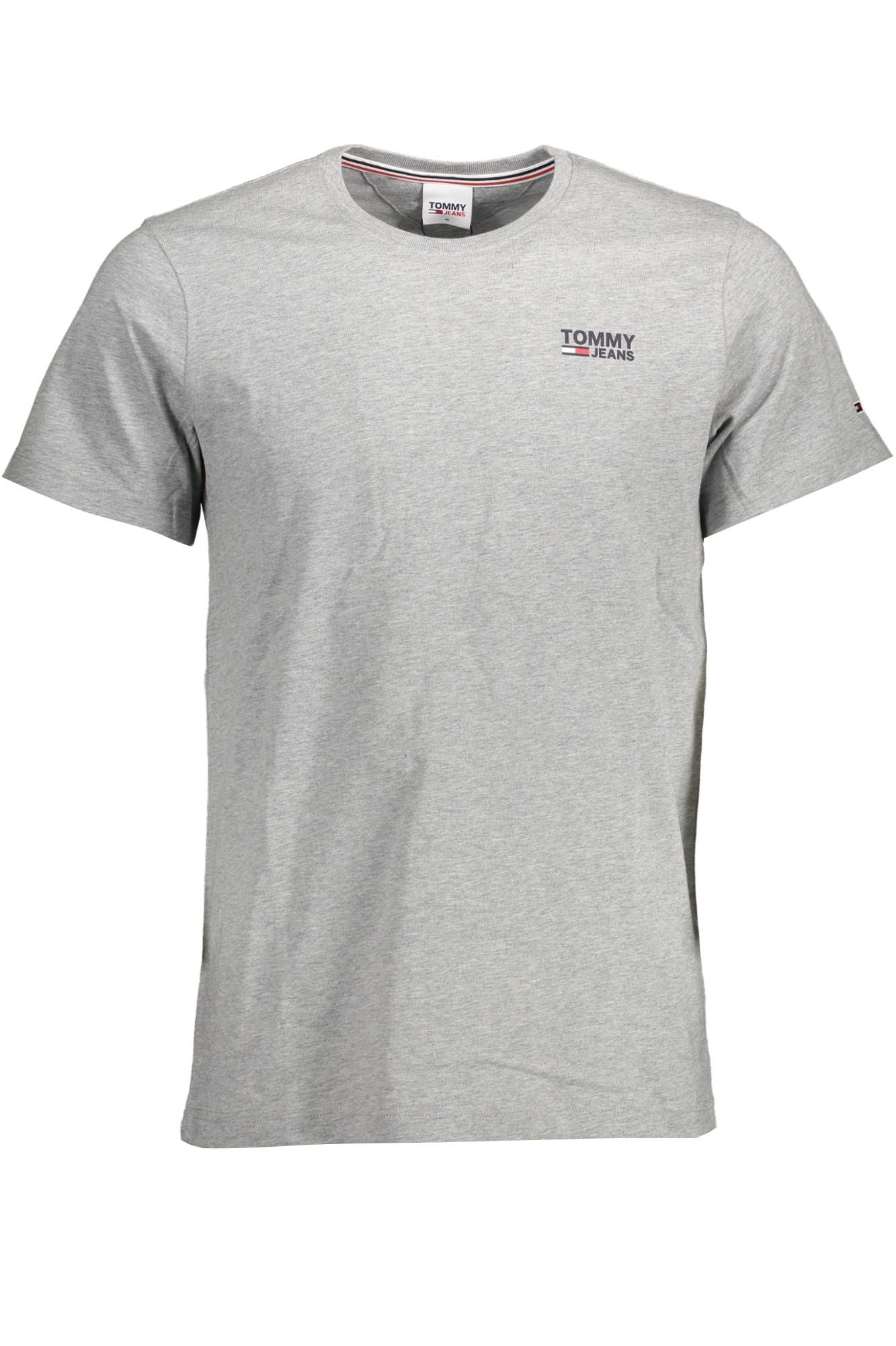 Tommy Hilfiger Γκρι Βαμβακερό T-Shirt Ανδρικό