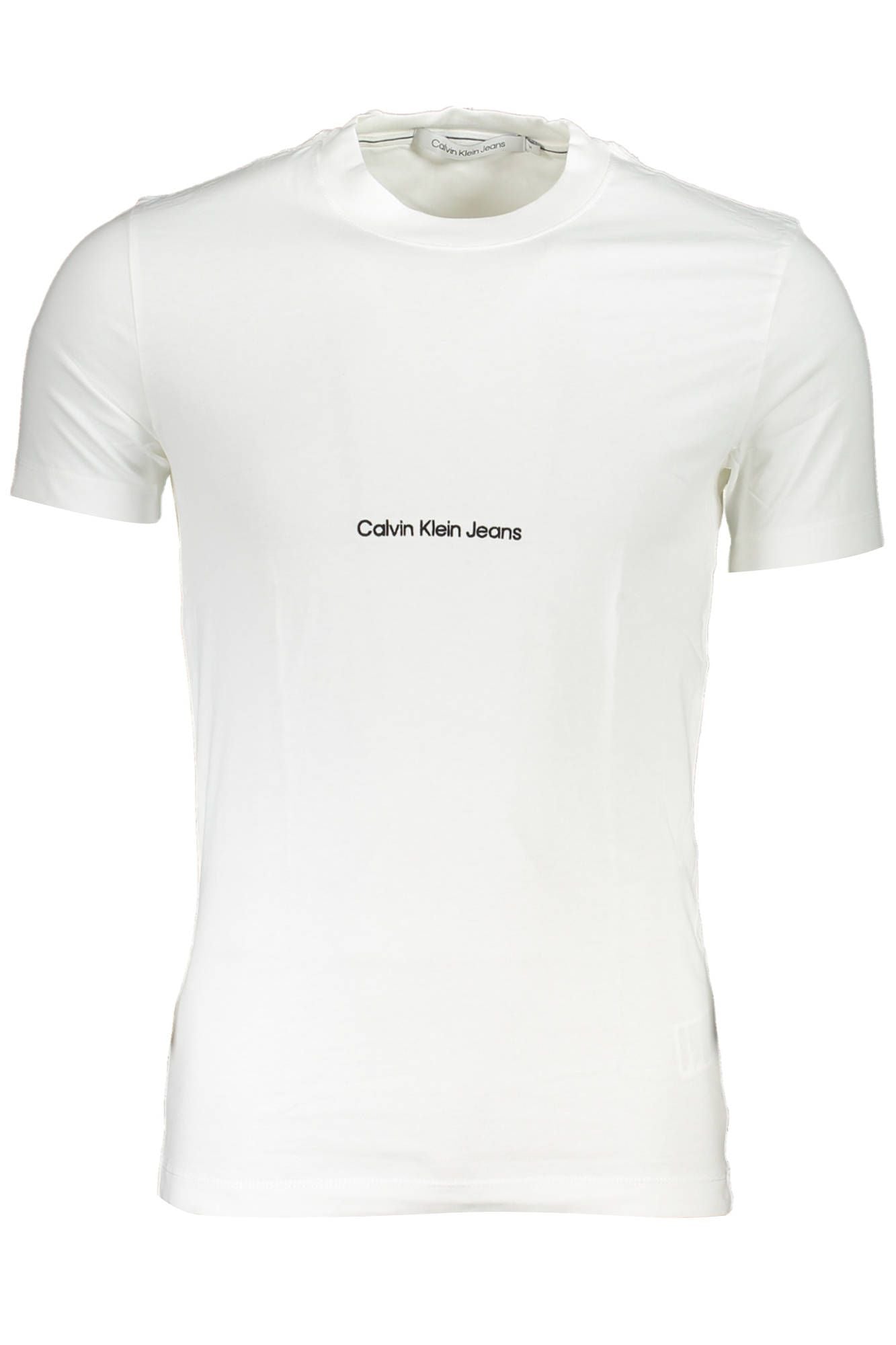 Calvin Klein Λευκό Βαμβακερό Ανδρικό T-Shirt