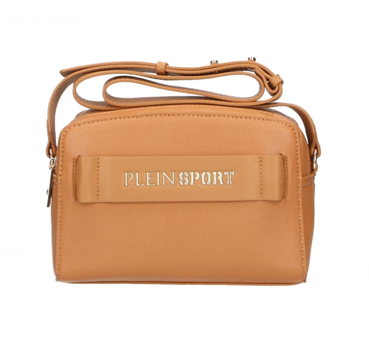 <tc>Plein Sport</tc> Chic χιαστί σε τόνους καμήλας με διπλό κλείσιμο με φερμουάρ