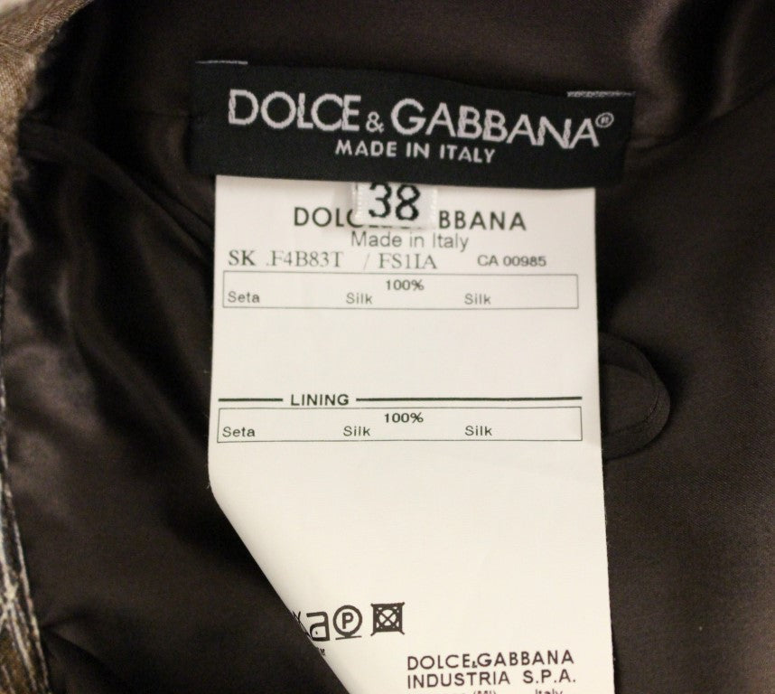 Κομψή φλοράλ μεταξωτή φούστα Dolce &amp; Gabbana