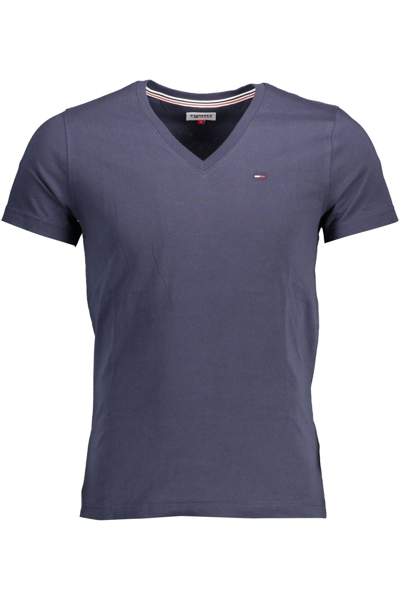 Tommy Hilfiger Μπλε Βαμβακερό Ανδρικό T-Shirt