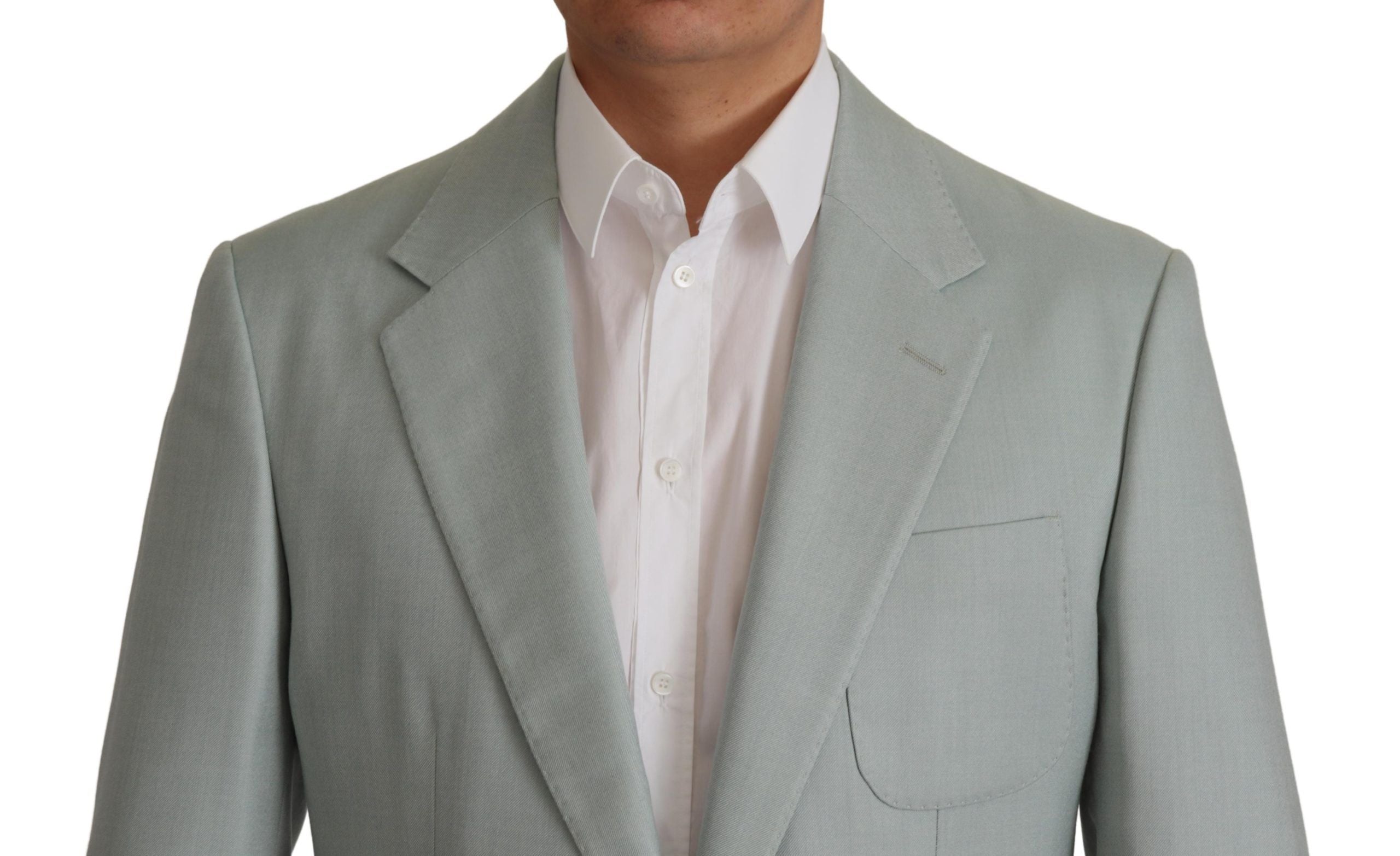 Dolce &amp; Gabbana Elegant Slim Fit Cashmere Silk Blazer Jacket