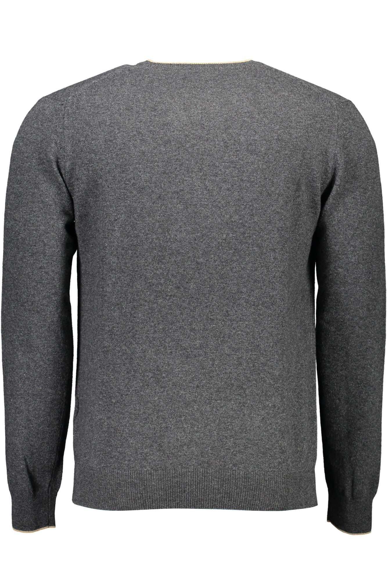 Harmont & Blaine Elegant V-Neck Sweater with Contrast Details