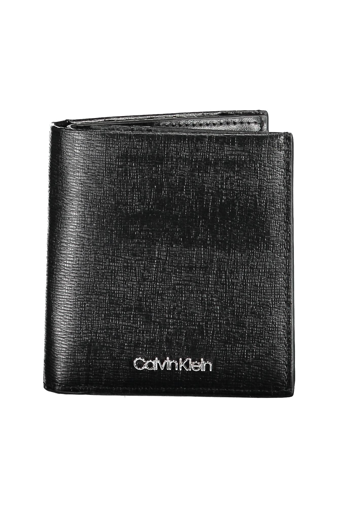 Calvin Klein Black Leather Mens Wallet