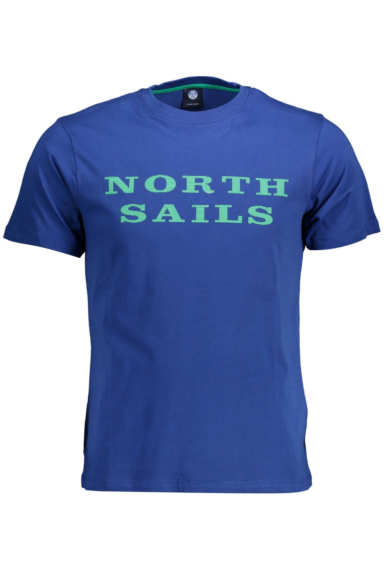 <tc>North Sails</tc> Chic Blue Print Tee με στρογγυλή λαιμόκοψη - κοντά μανίκια