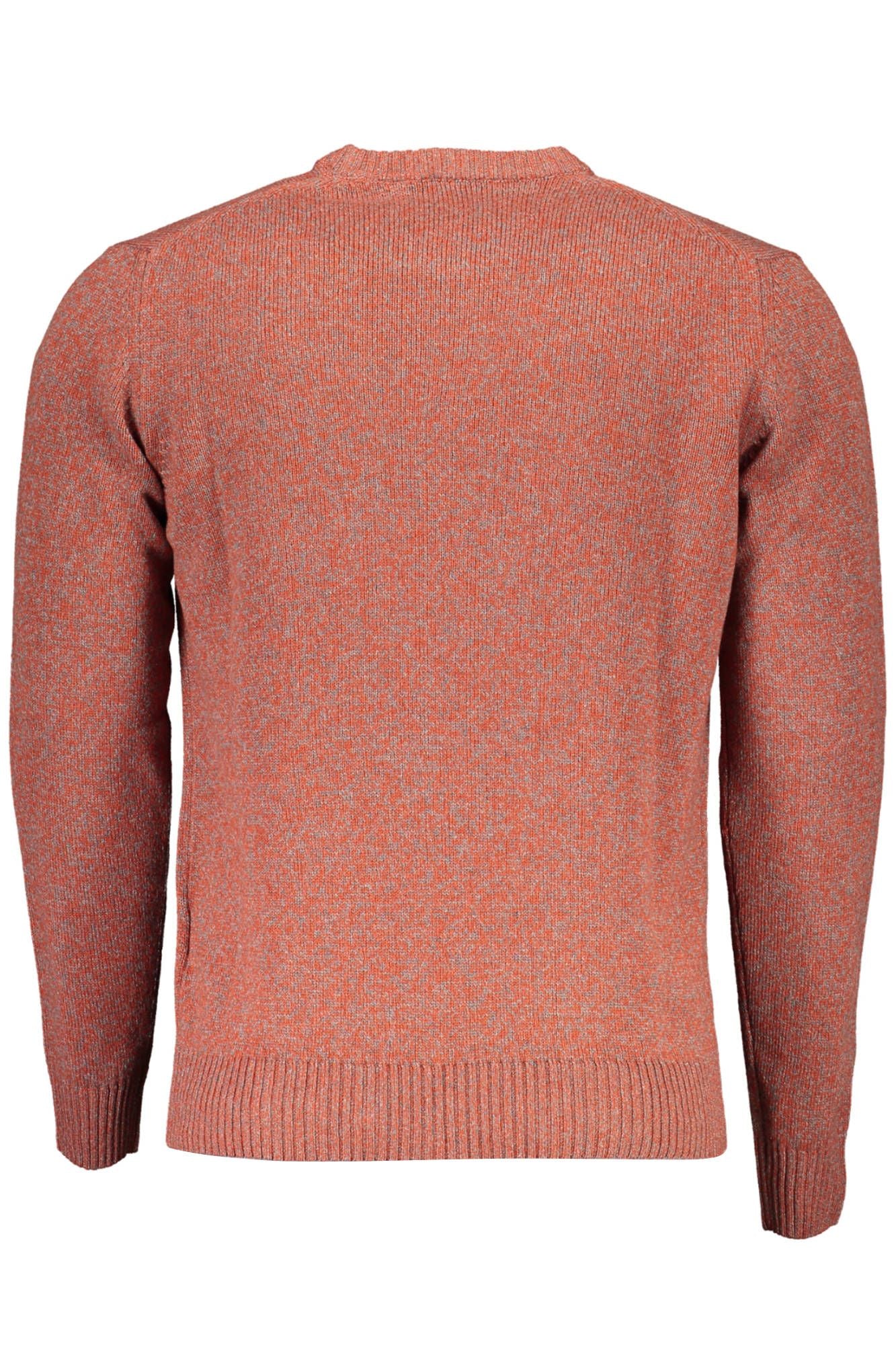 Κομψό πουλόβερ Harmont & Blaine Pink Crew Neck με κέντημα