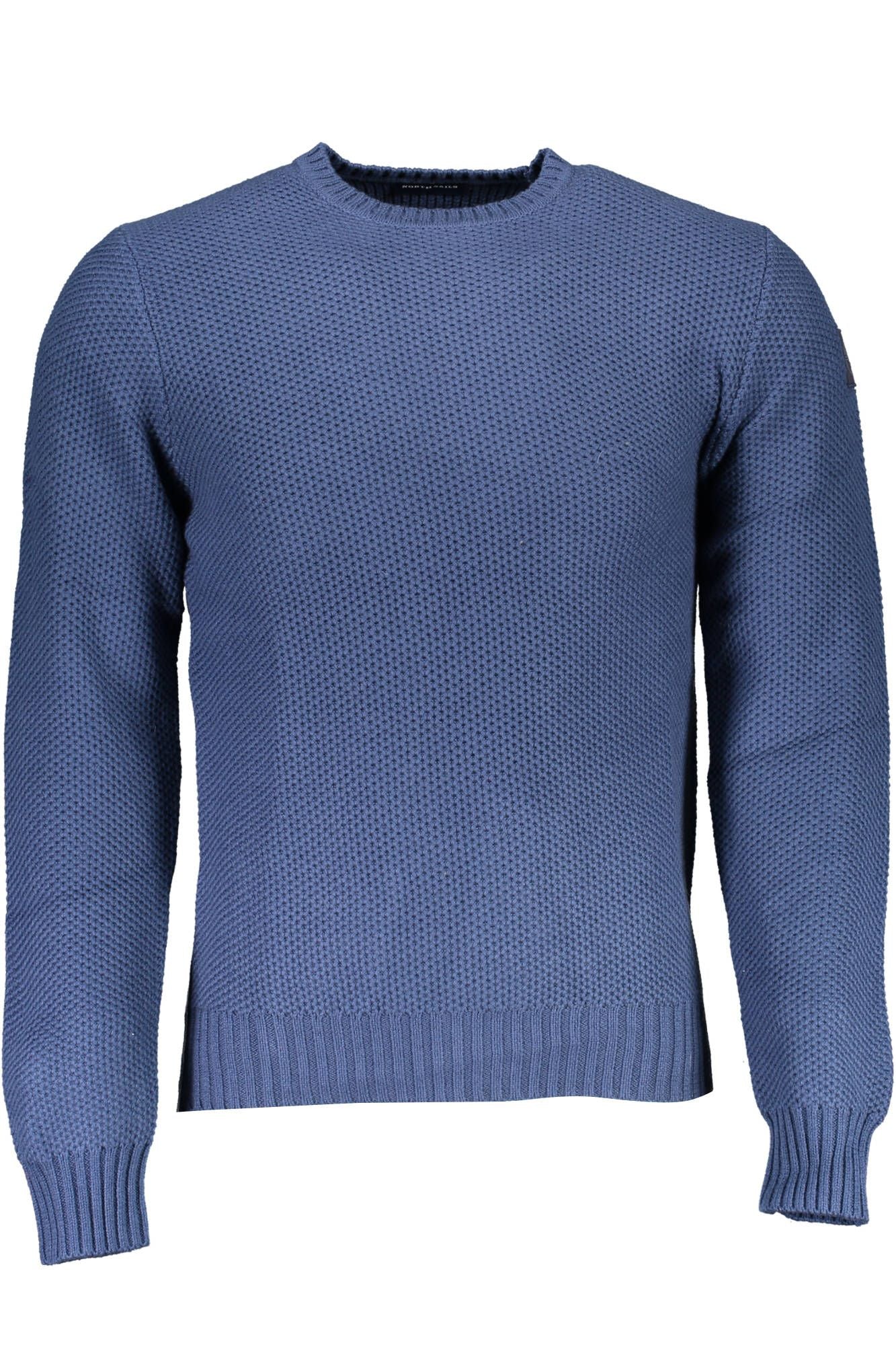 North Sails Chic Blue Round Neck Recycled Fiber Sweater