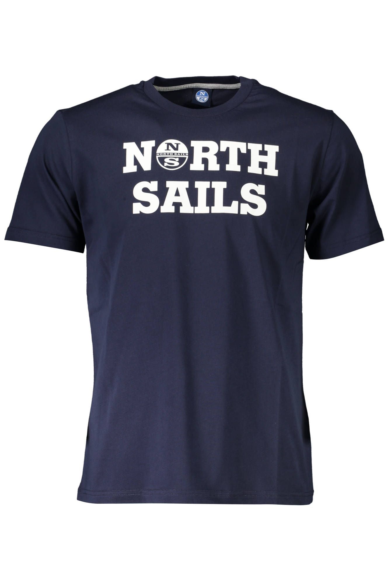 <tc>North Sails</tc> Chic μπλε βαμβακερό μπλουζάκι με κλασική στάμπα