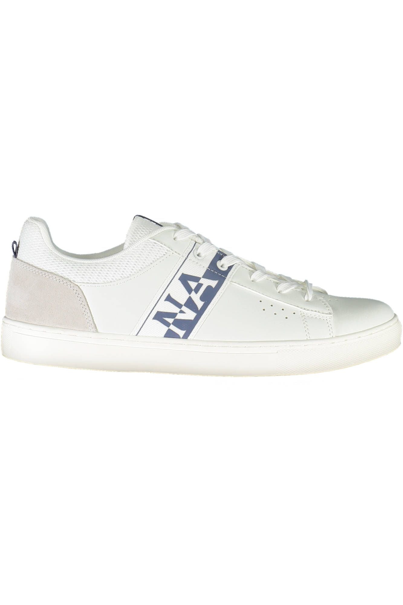 Napapijri Chic White Lace-Up Sneakers με Logo Accent