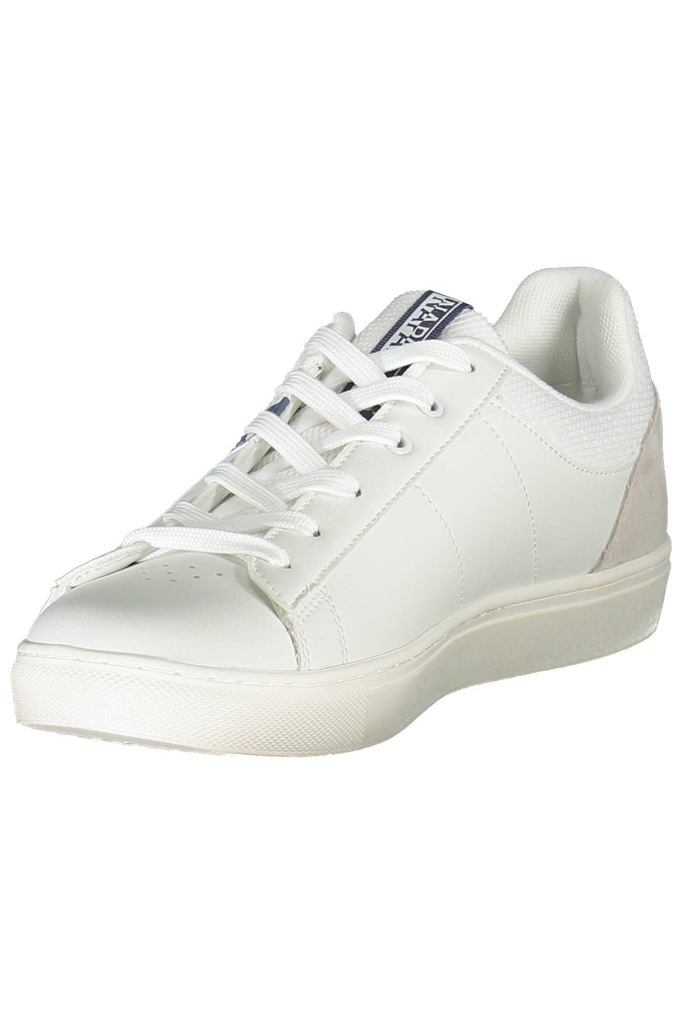 Napapijri Chic White Lace-Up Sneakers με Logo Accent