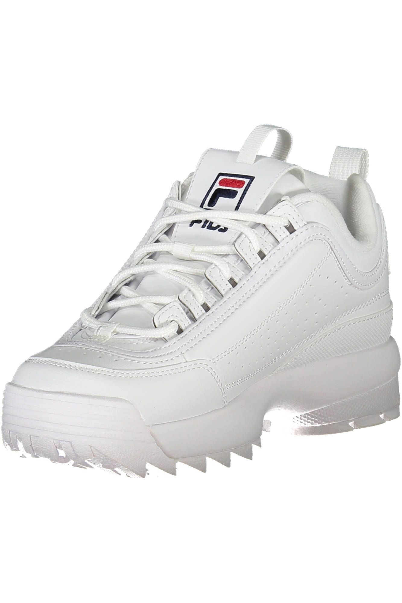 Fila Sleek Λευκά αθλητικά αθλητικά παπούτσια με κεντημένες λεπτομέρειες