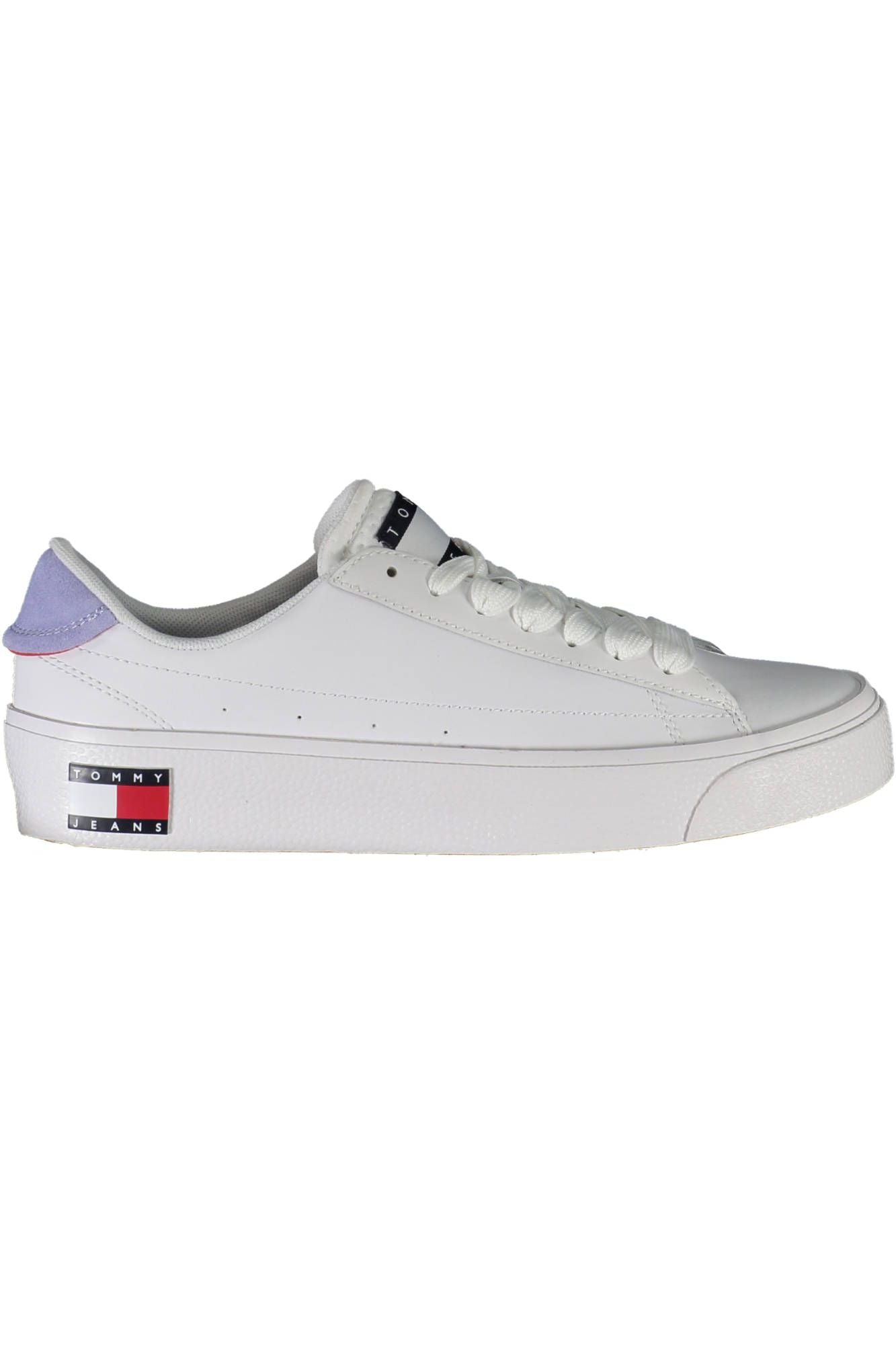 Tommy Hilfiger Λευκό Δερμάτινο Γυναικείο Sneaker