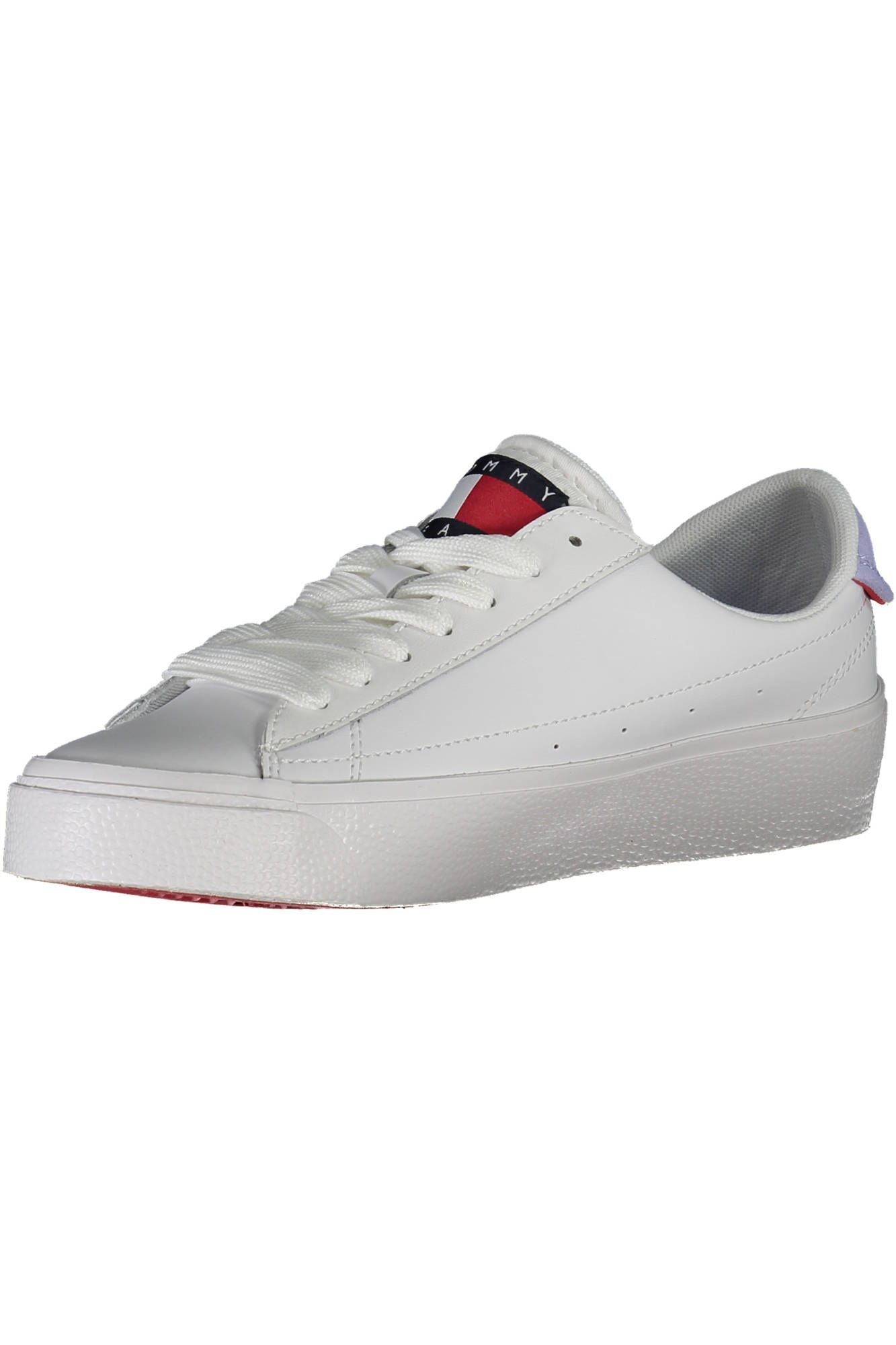 Tommy Hilfiger Λευκό Δερμάτινο Γυναικείο Sneaker