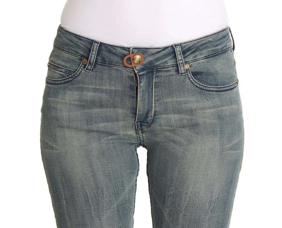 Τζιν PLEIN SUD Chic Slim Skinny Blue Wash