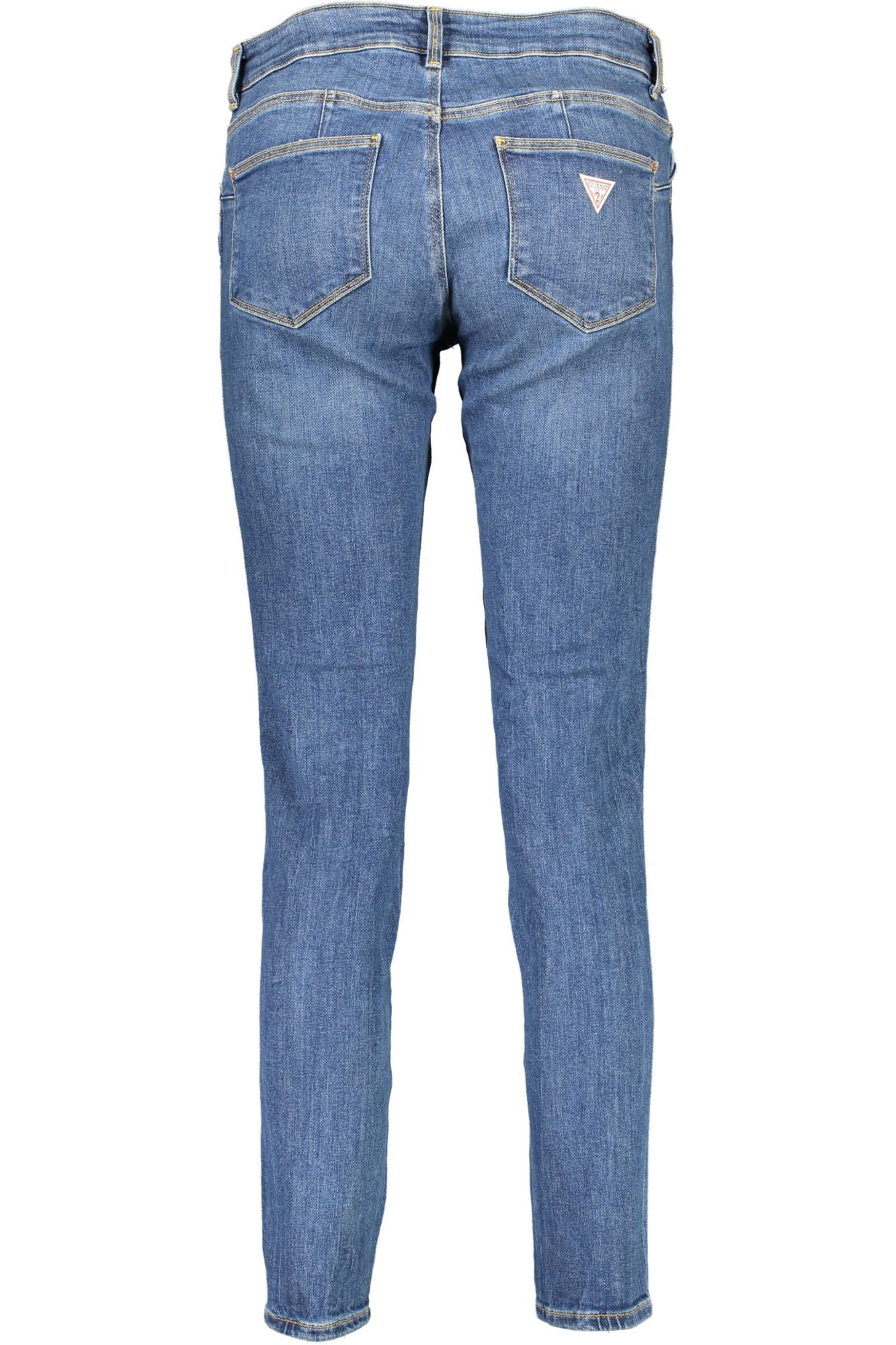 Guess Jeans Chic Faded Skinny Jeans με λεπτομέρεια λογότυπου