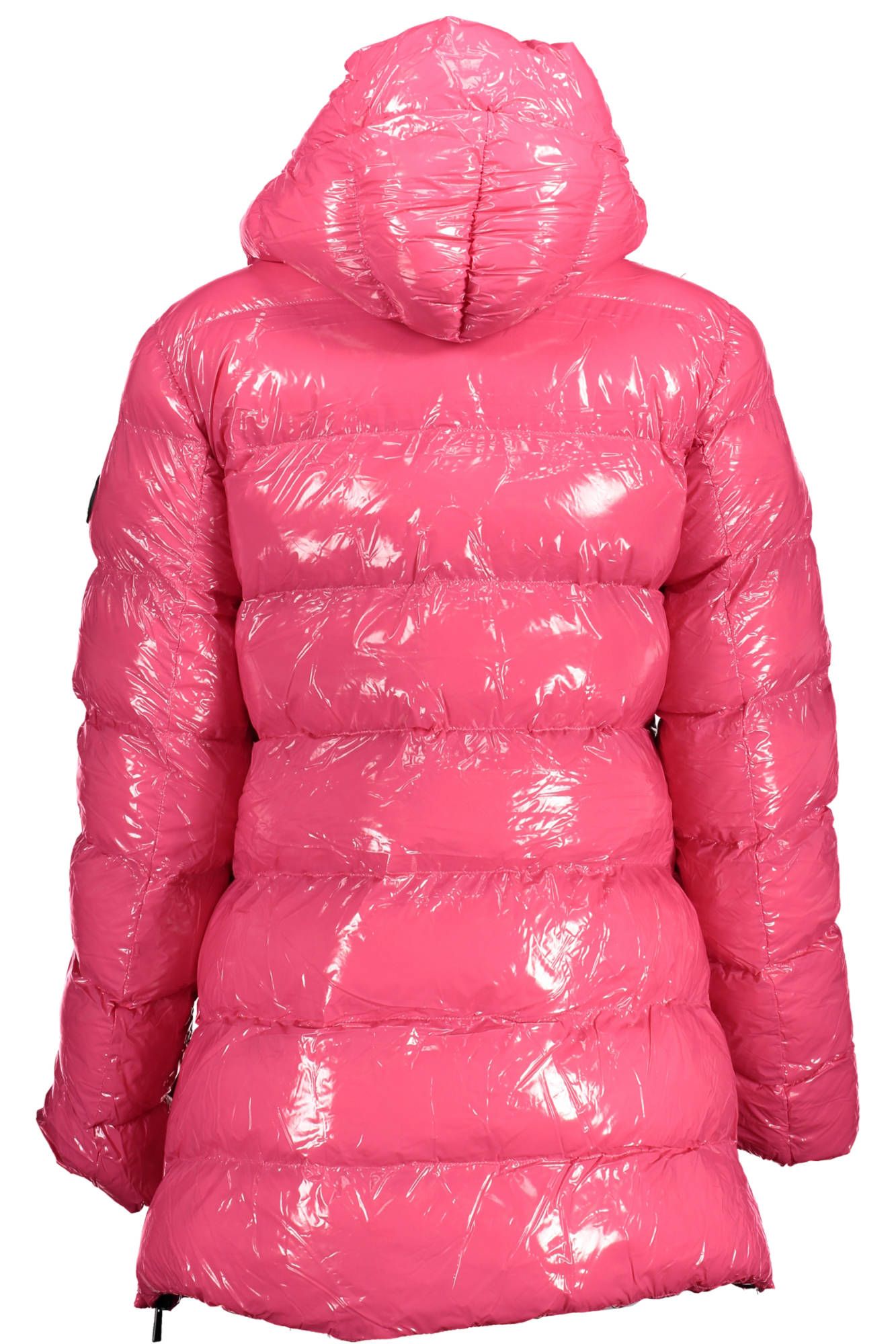 U.S. POLO ASSN. Chic Pink Hooded Jacket with Side Slits