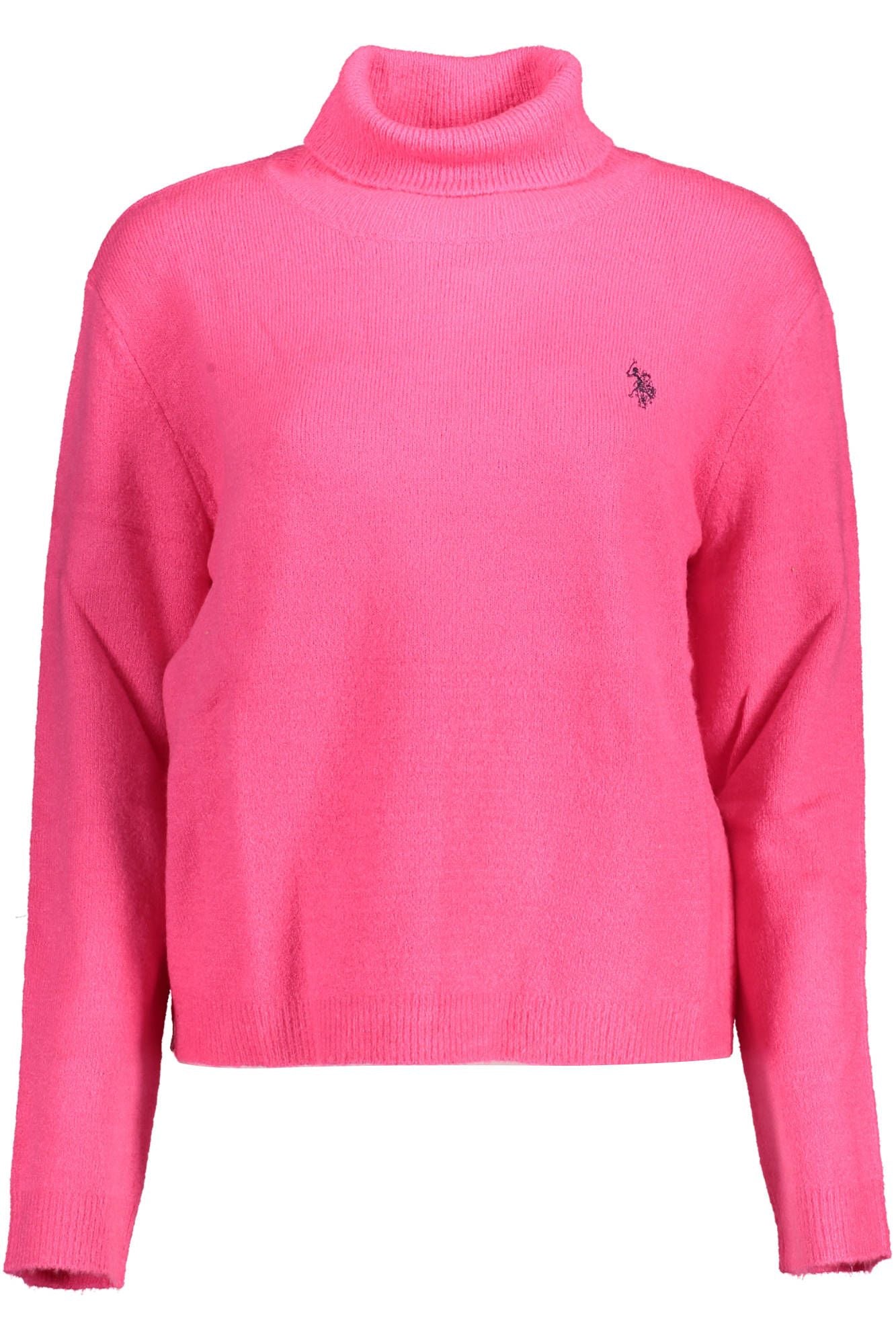 U.S. POLO ASSN. Chic Turtleneck Sweater with Elegant Embroidery